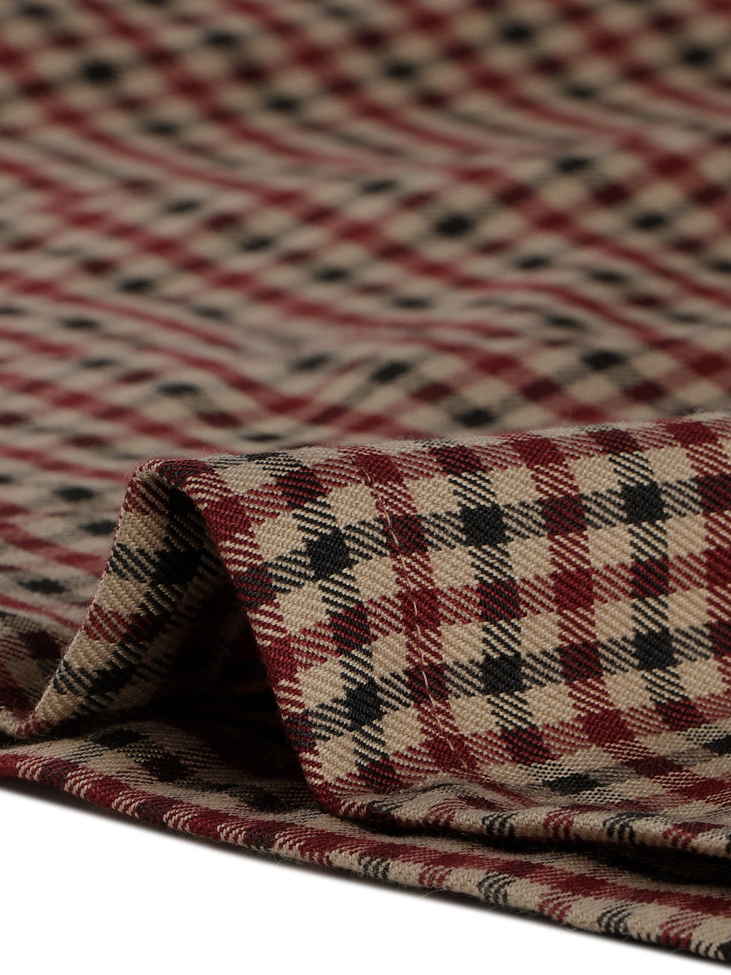 DARING DIVA Houndstooth Plaid Suspenders Pinafore Overall Dress M Red Black