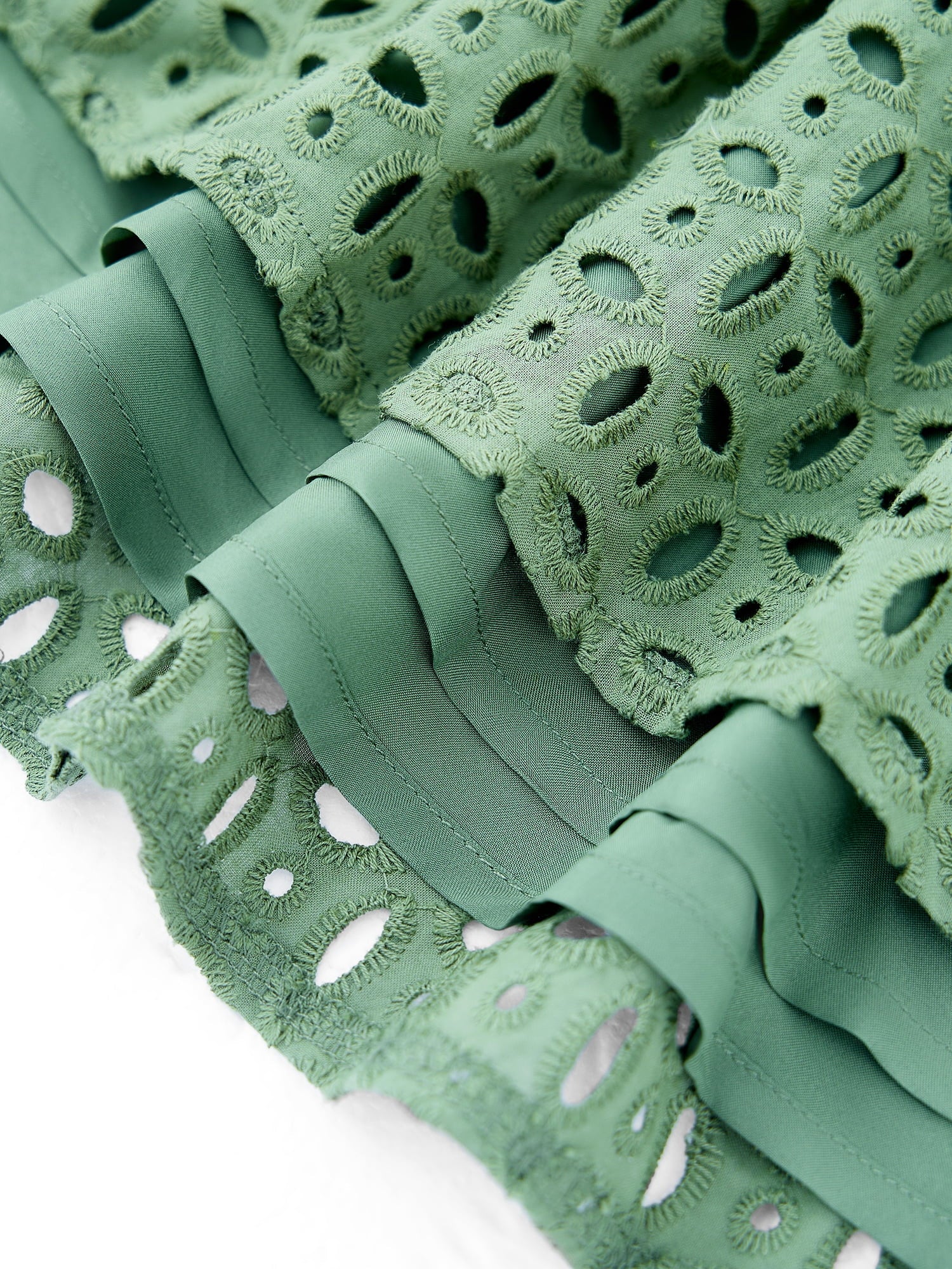 PRETTYGARDEN Women's Long Sleeve Eyelet Mini Dress, Sizes S-XXL