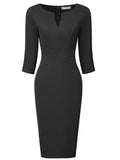 DARING DIVA Sheath Dress Zipper Neck Work Pencil Dresses XL Royal Blue