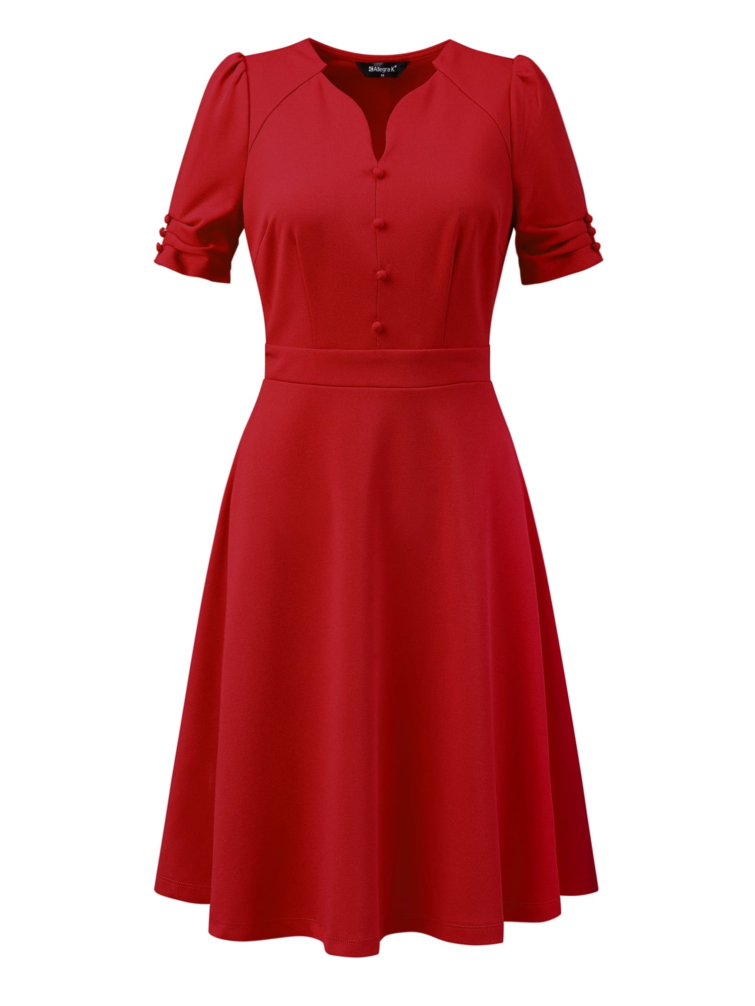 DARING DIVA Sweetheart Neck Pleated A-Line Sheath Dress L Dark Green