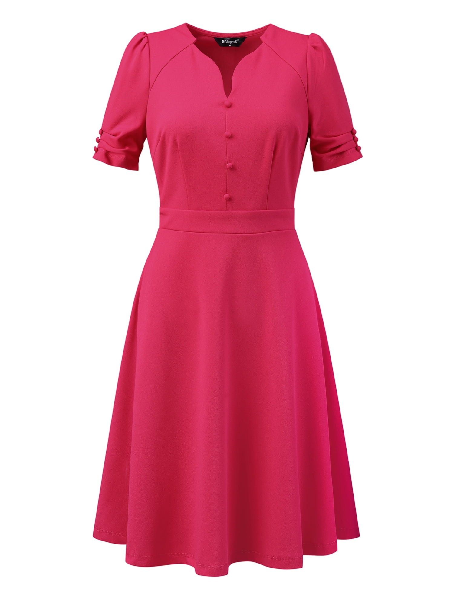 DARING DIVA Sweetheart Neck Pleated A-Line Sheath Dress L Dark Green