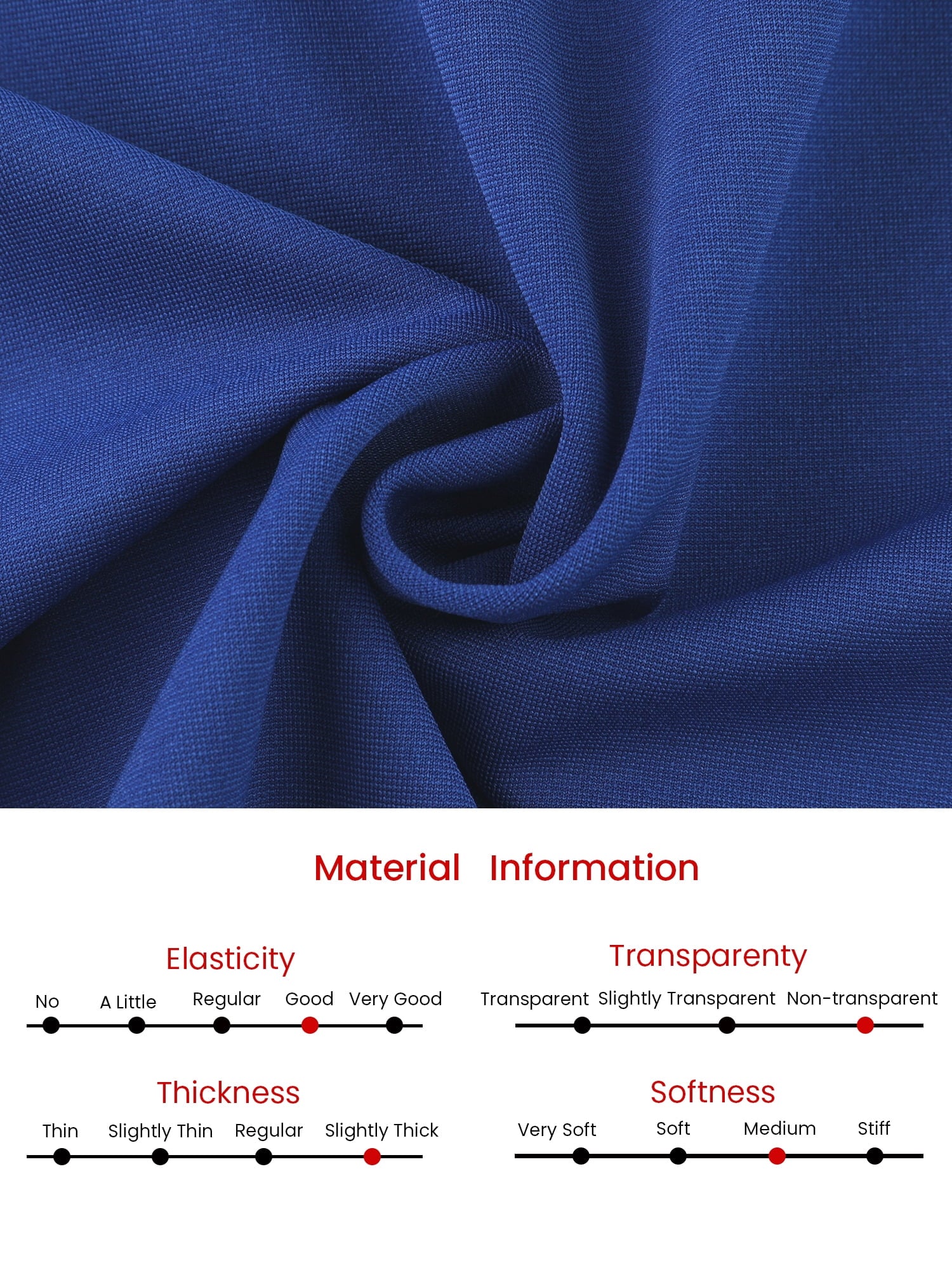 DARING DIVA Sheath Dress Zipper Neck Work Pencil Dresses XL Royal Blue