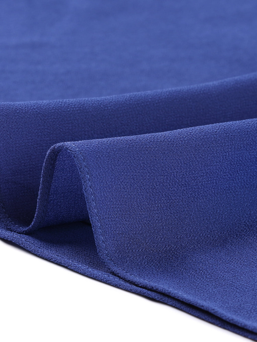 DARING DIVA Chiffon 3/4 Sleeve Tiered Layered Flowy Dress S Dark Blue